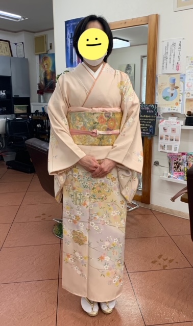 訪問着の着付け