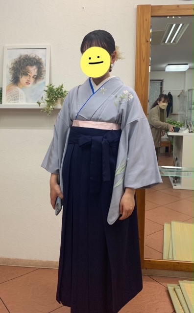 袴のお支度させて頂きました